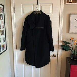 H&M black pea coat
